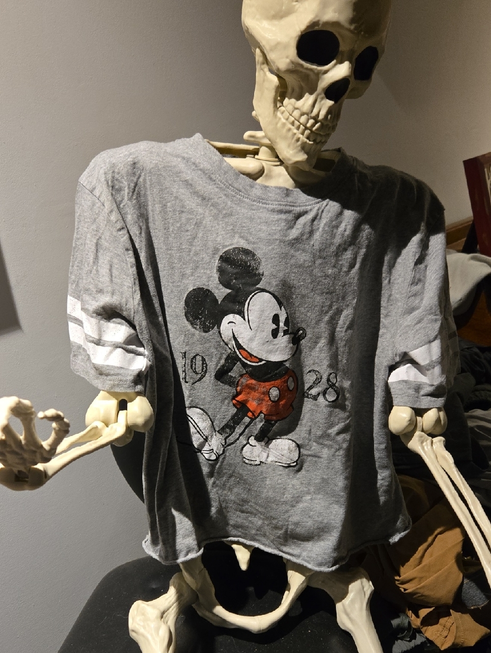 Mickey Mouse Gray  Graphic Tee